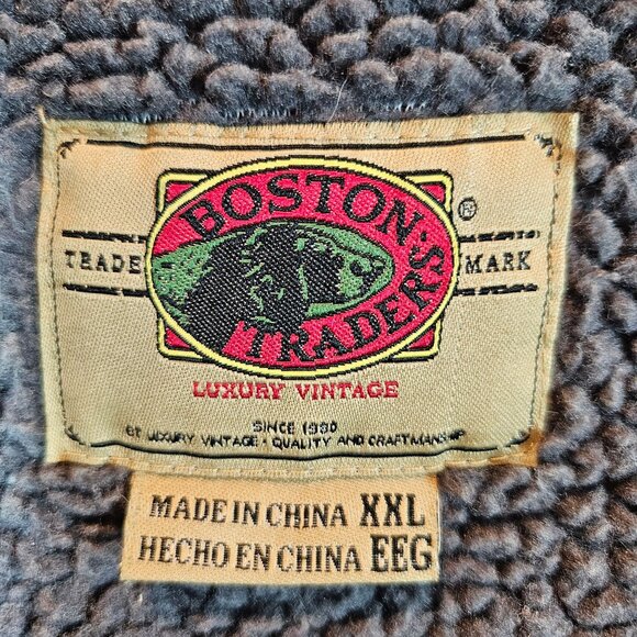 Boston Traders Mens XXL Cable Knit Full Zip Cardigan Faux Sherpa Lining gorpcore - Picture 3 of 12